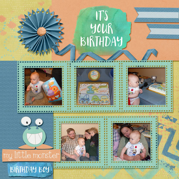 Birthday Boy Little Monster