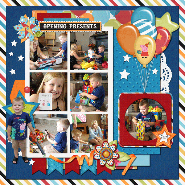 Birthday Boy Opening Presents