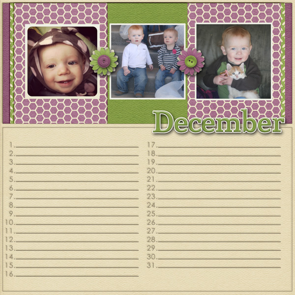 Birthday Calendar