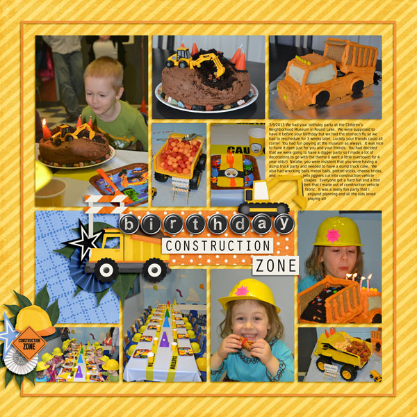 Birthday Construction Zone