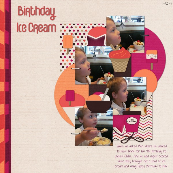 Birthday Ice Cream