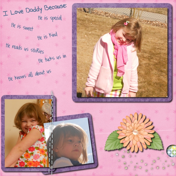 Birthday Mini Album Page 1