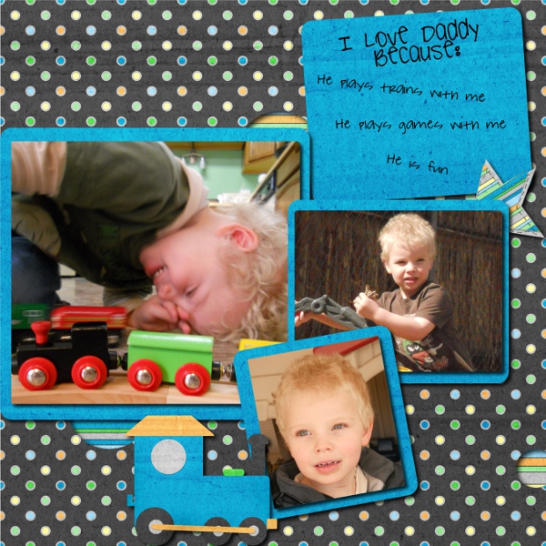 Birthday Mini Album Page 2