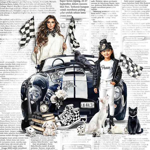 Black and White