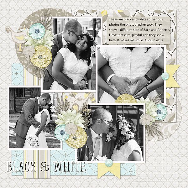 Black + White