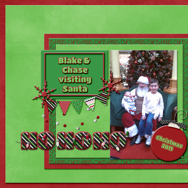 Blake +amp; Chase Viviting Santa!