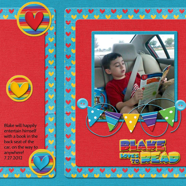 Blake loves to Read