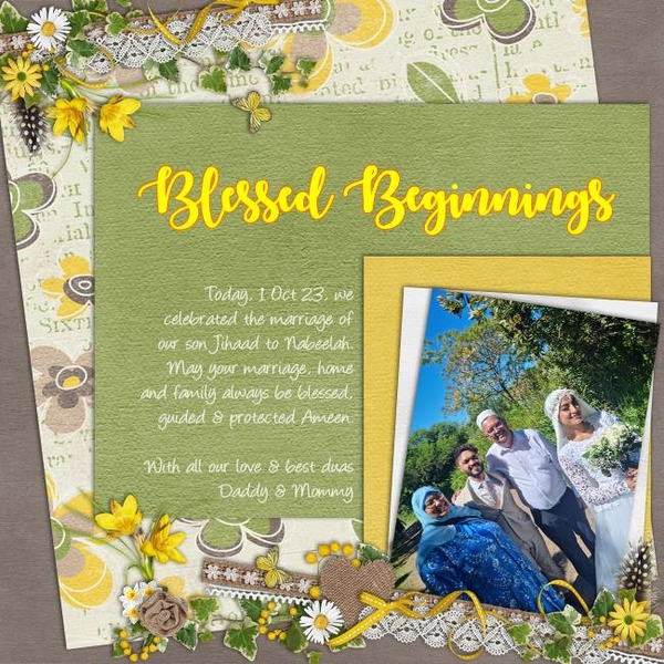 Blessed Beginnings
