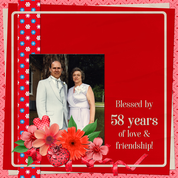 Blessed by 58 years of love + friendship