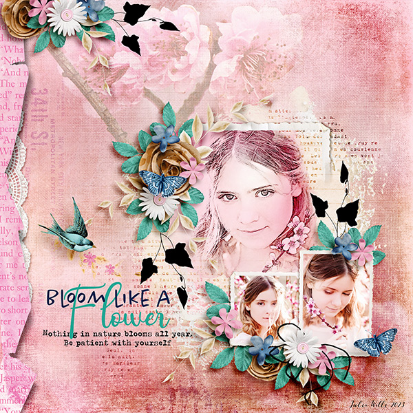 bloom like a flower