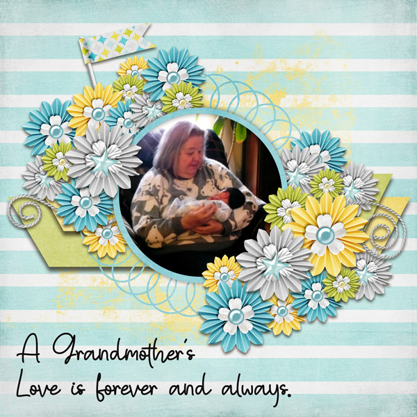 Blooms In Bloom 2 #1 Template- Miss Fish