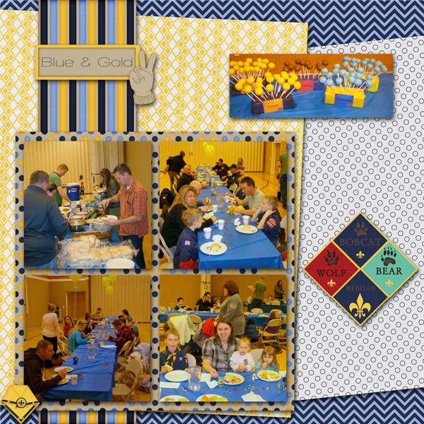 blue and gold