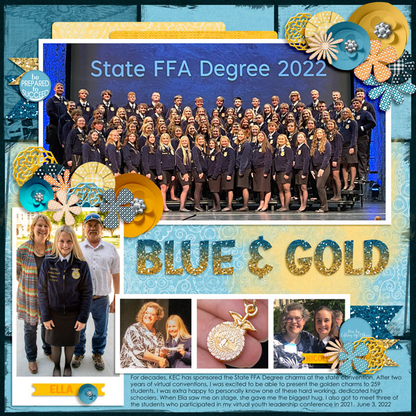 Blue and Gold
