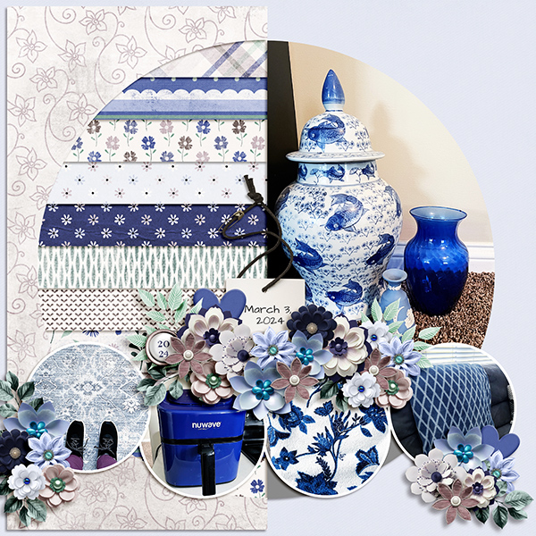 Blue and White B