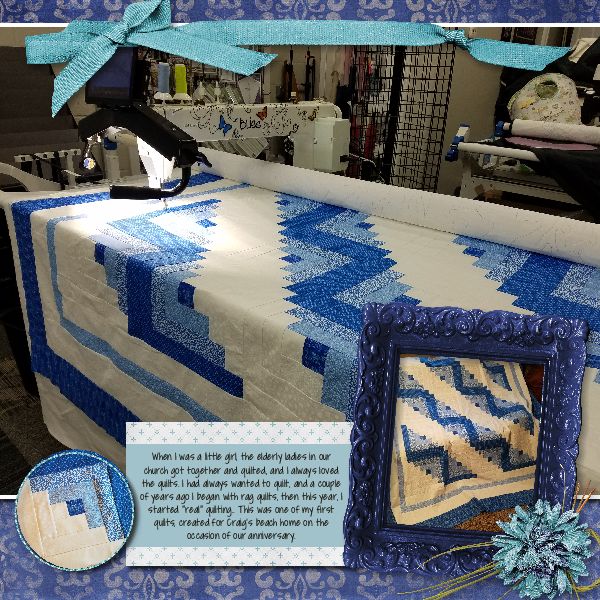 Blue and White Quilt