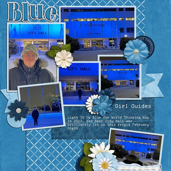 Blue Girl Guides Thinking Day