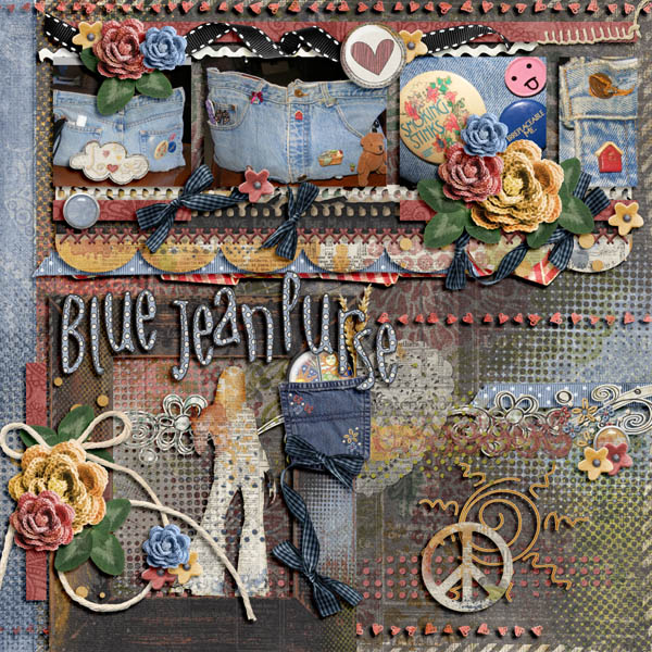 Blue Jean Purse
