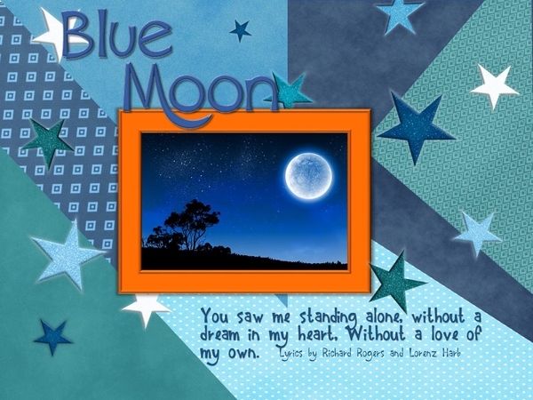 Blue Moon - September 2017 Color Challenge