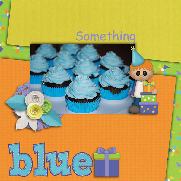 Blue muffins