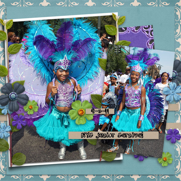 Blue + Purple Junior Carnival Princesses