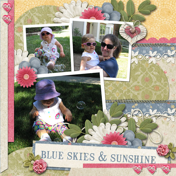 Blue skies and sunshine