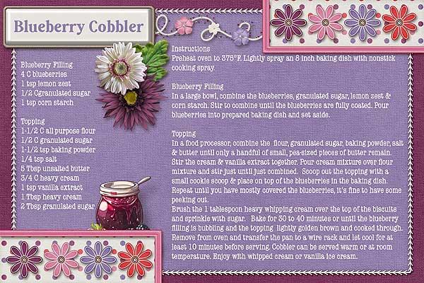 Blueberry Cobbler