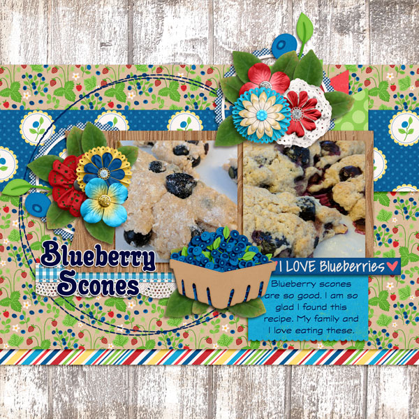 Blueberry scones