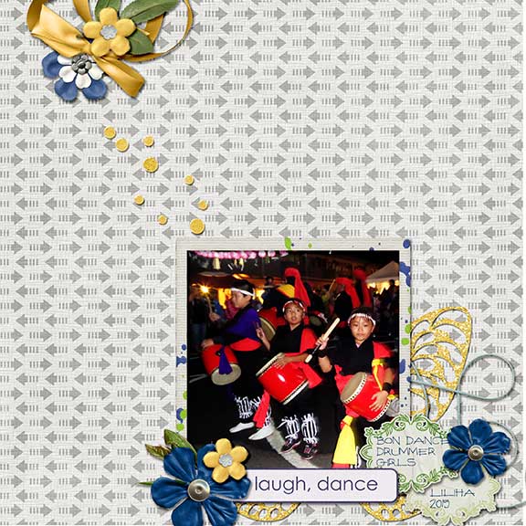bon dance drummer girls