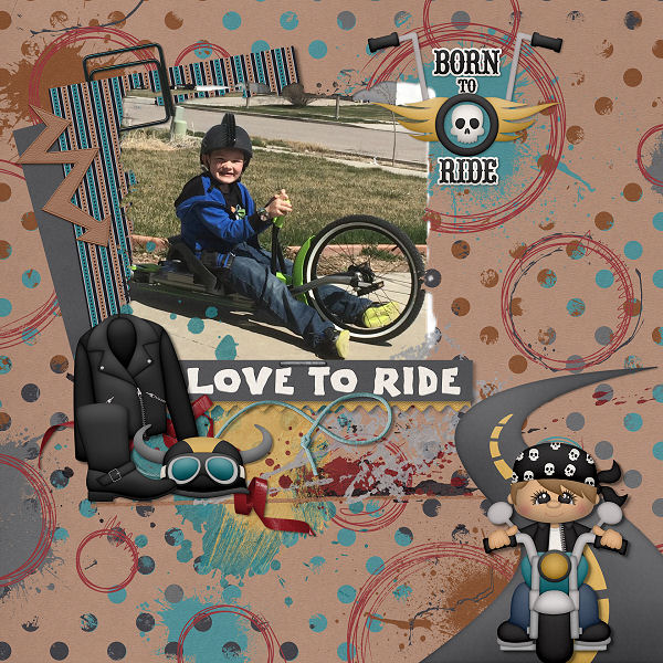 Born To Ride by Boomersgirl Designs