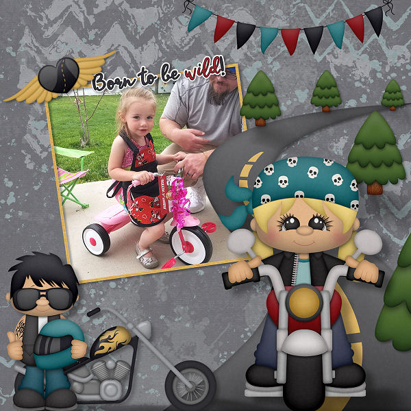 Born To Ride by Boomersgirl Designs