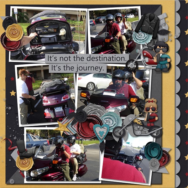 Born to Ride with Miss Fish Template