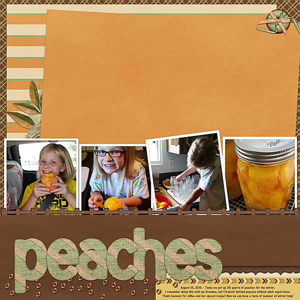 Bottling Peaches