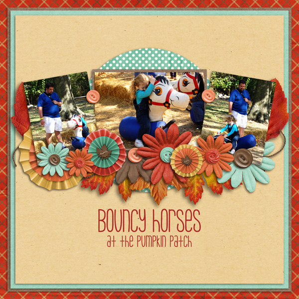 Bouncy Horses at the Pumpkin Patch