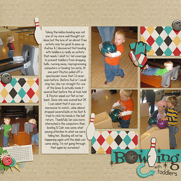 Bowling with Toddlers