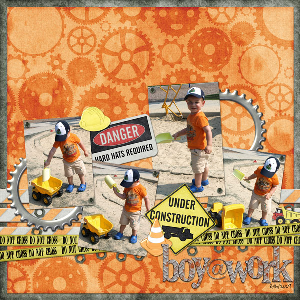 Boy at work