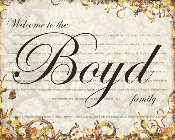 Boyd Family
