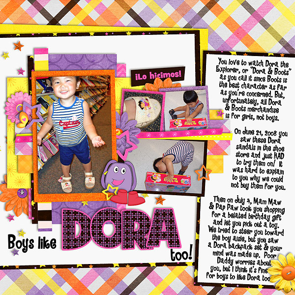 Boys Like Dora too