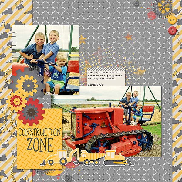 Boys on a Tractor