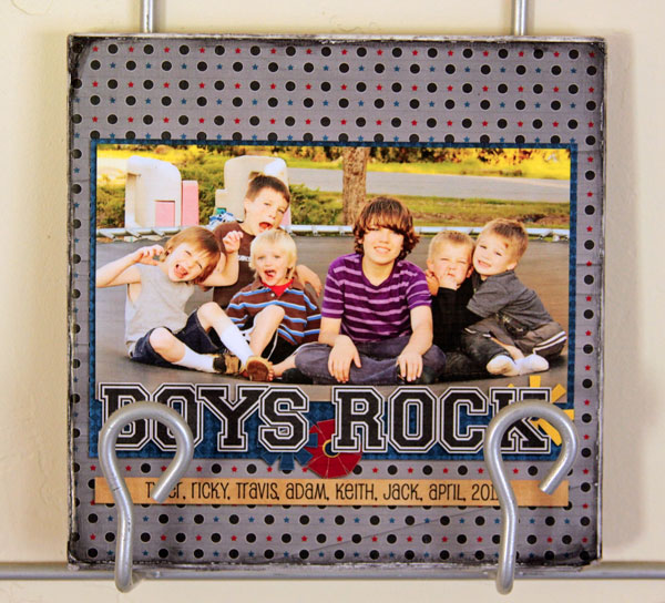 Boys Rock Tile