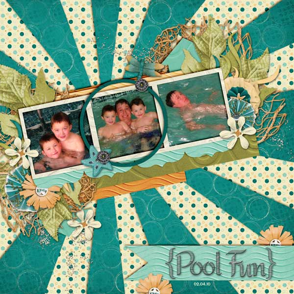 Boys Swimming at Hotel