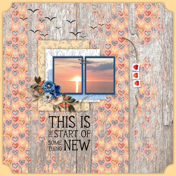 Brand New Day with Template #1-BuzzBee + CarolW
