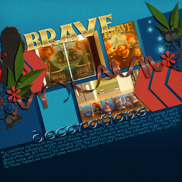 Brave decorations