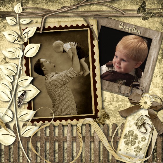 Brayden in Sepia