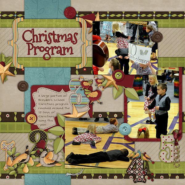 Brayden's Christmas Program