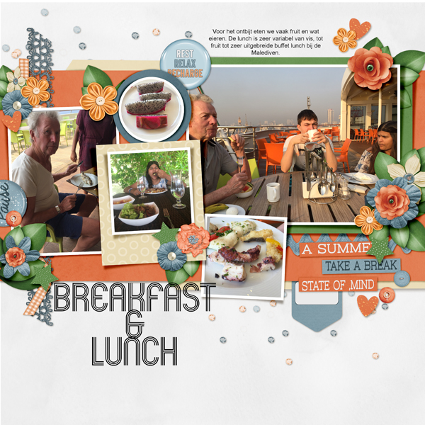 Breakfast and lunch