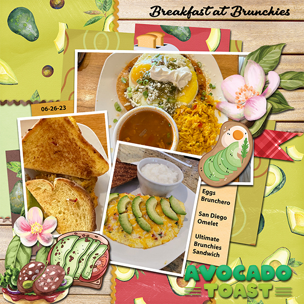 Breakfast at Brunchies with Avocado