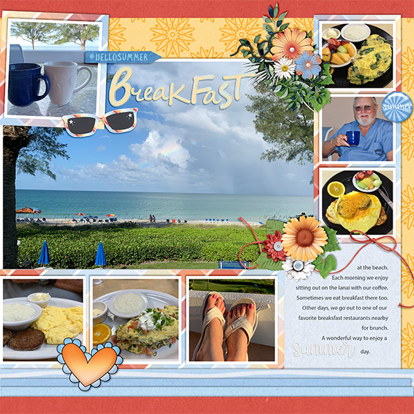 Breakfast at the beach