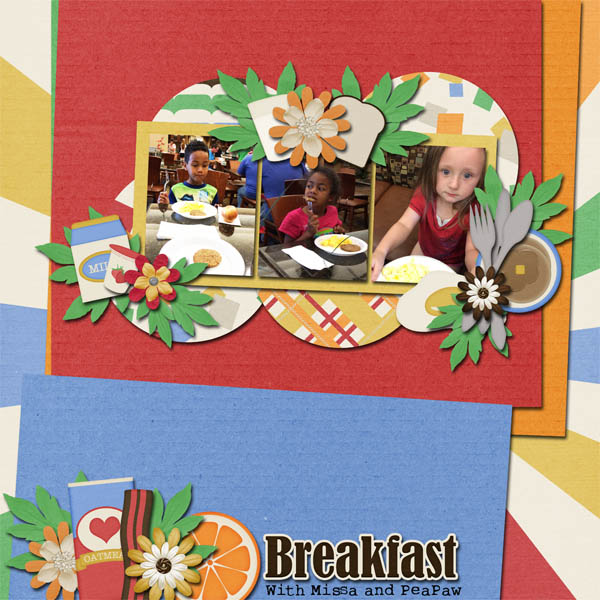Breakfast with Miss and PeaPaw