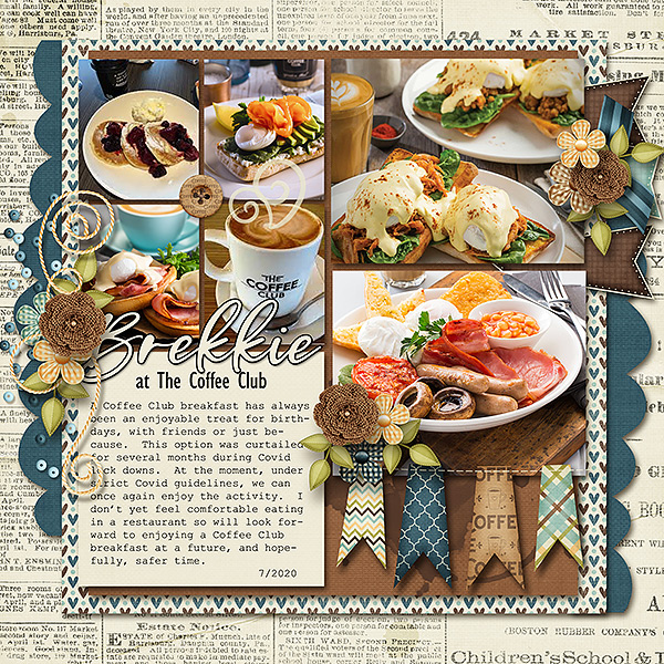 Brekkie at Coffee club