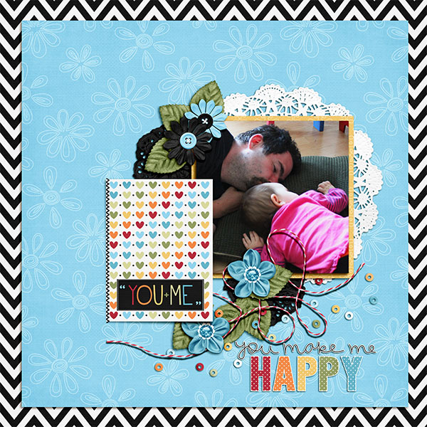 Brielle and Daddy